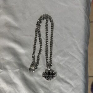 Harley-Davidson Stainless steel Chain with Logo Pendant